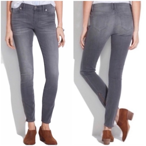 Silence and noise twig high rise whiskered skinny jeans in grey. Size 27 - Picture 1 of 12